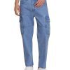 Men's Baggy Cargo Jeans with Loose Fit 100% Cotton